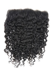 RAW INDIAN CURLY 13X6 LACE FRONTAL